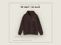 De Aquí y De Allá Embroidered Hoodie | Mexican American Hoodie | Nepantla Cultural Sweatshirt