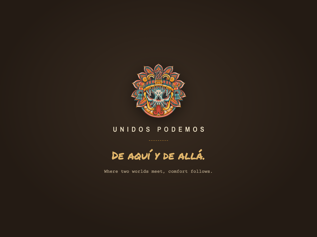 De Aquí y De Allá Embroidered Sweatshirt | Mexican American Crewneck | Bicultural Pride Pullover | Latino Heritage Gift