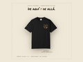 De Aquí y De Allá Embroidered Shirt | Mexican American Comfort Colors Tee | Nepantla Cultural T-Shirt