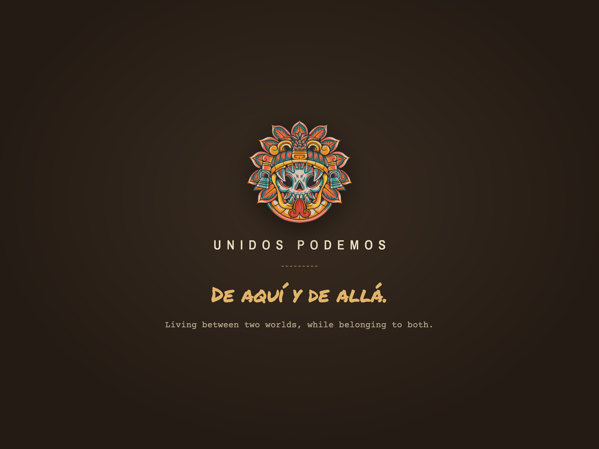 De Aquí y De Allá Embroidered Shirt | Mexican American Comfort Colors Tee | Nepantla Cultural T-Shirt